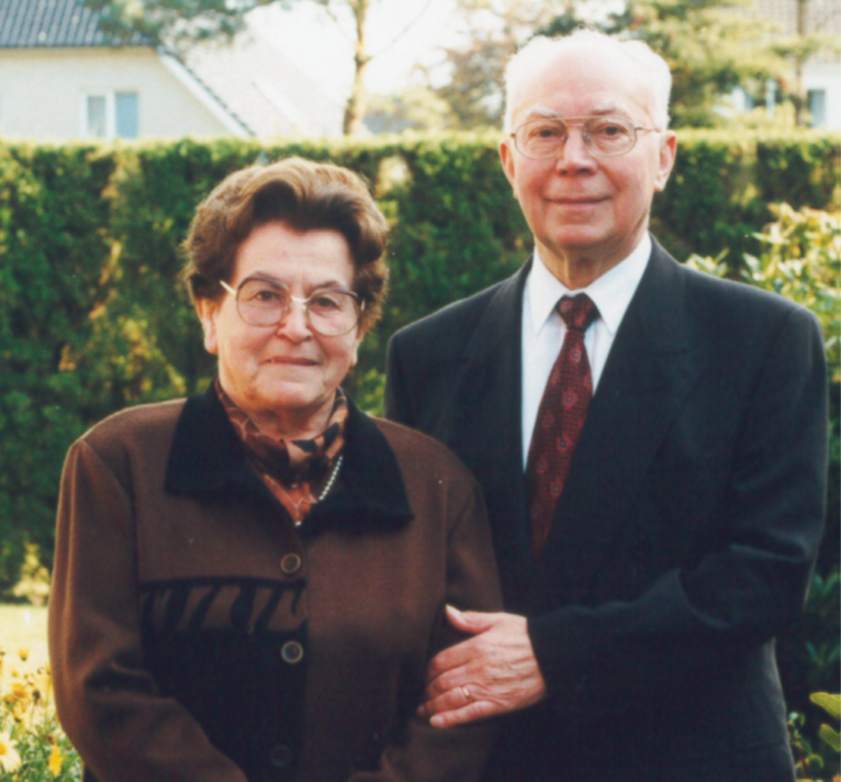 Victor Colebunder en echtgenote Anna Nijs