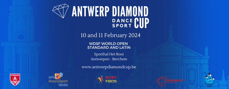 Antwerp diamond cup Banner 2024